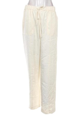 Pantaloni de femei Zara, Mărime M, Culoare Ecru, Preț 166,99 Lei, #136774099
