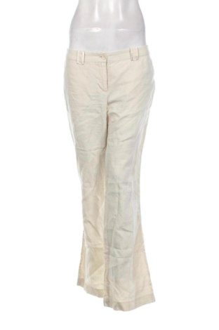 Pantaloni de femei H&M, Mărime L, Culoare Ecru, Preț 69,99 Lei, #136783962
