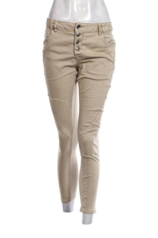 Дамски панталон Pulz Jeans, Размер M, Цвят Бежов, Цена 6,64 €, #136787572