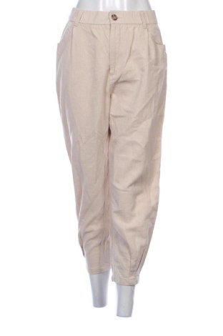 Дамски панталон Pull&Bear, Размер M, Цвят Бежов, Цена 9,71 €, #136798617