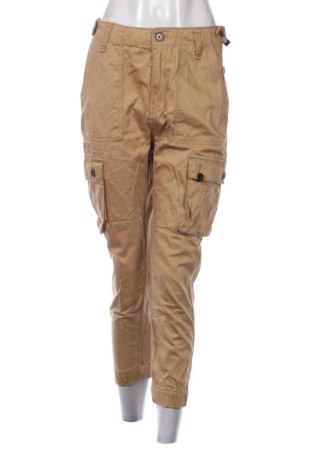 Pantaloni de femei Bershka, Mărime L, Culoare Bej, Preț 67,99 Lei, #136818449
