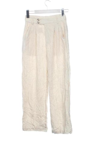 Pantaloni de femei Stradivarius, Mărime XXS, Culoare Ecru, Preț 84,99 Lei, #136819324