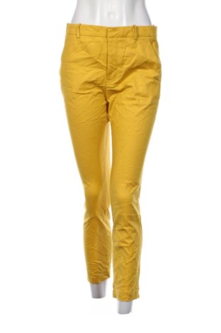 Дамски панталон Zara, Размер L, Цвят Жълт, Цена 15,84 €, #136831669