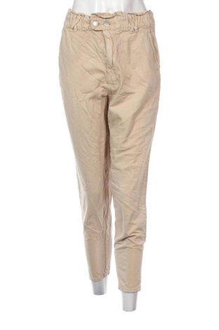 Pantaloni de femei Stradivarius, Mărime S, Culoare Bej, Preț 58,99 Lei, #136832194