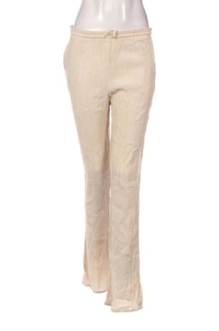 Damskie spodnie Zara, Rozmiar M, Kolor Beżowy, Cena 91,09 zł, #136834280