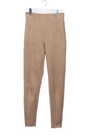 Γυναικείο παντελόνι Zara, Μέγεθος XS, Χρώμα  Μπέζ, Τιμή 11,13 €, #136867712