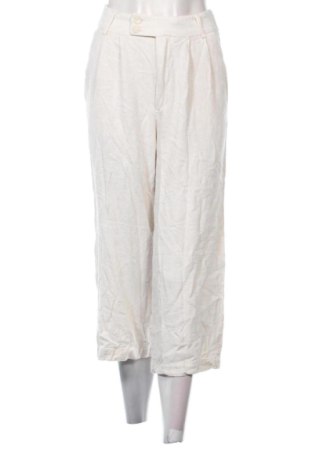 Pantaloni de femei Stradivarius, Mărime S, Culoare Bej, Preț 54,99 Lei, #136696639