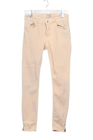 Damskie spodnie Zara, Rozmiar S, Kolor Beżowy, Cena 54,99 zł, #136748119