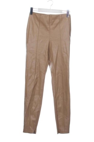 Damskie spodnie Zara, Rozmiar XS, Kolor Beżowy, Cena 80,38 zł, #136806624