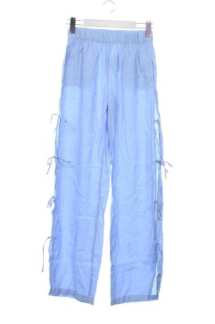 Pantaloni de femei Bershka, Mărime XXS, Culoare Albastru, Preț 69,99 Lei, #136821474