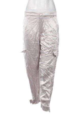 Damskie spodnie Zara, Rozmiar XL, Kolor Srebrzysty, Cena 84,99 zł, #136827487