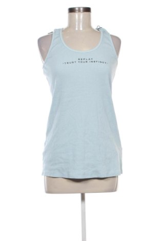 Tricou de damă Replay, Mărime L, Culoare Albastru, Preț 52,13 Lei, #136780426