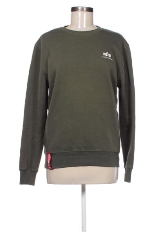 Дамски пуловер Alpha Industries, Размер S, Цвят Зелен, Цена 19,42 €, #136838168