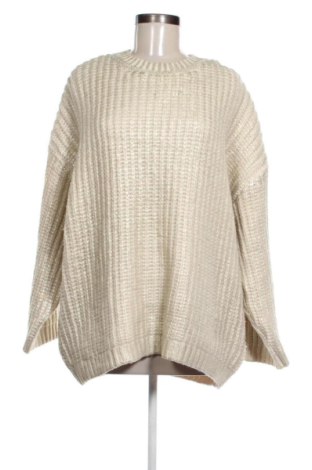 Дамски пуловер Zara, Размер L, Цвят Екрю, Цена 15,84 €, #136847429