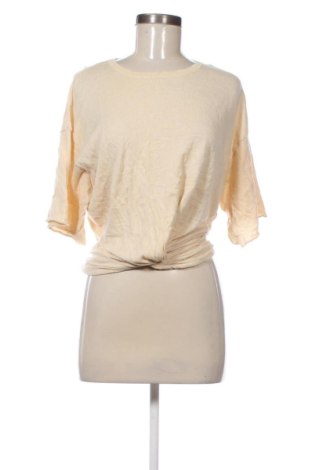 Дамски пуловер Zara, Размер M, Цвят Екрю, Цена 19,94 €, #136848020