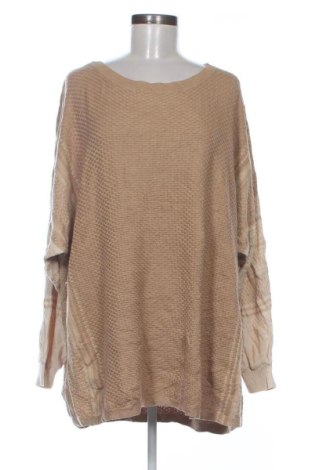 Дамски пуловер Isaac Mizrahi, Размер 3XL, Цвят Бежов, Цена 28,63 €, #136853395