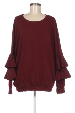 Дамски пуловер City Chic, Размер 4XL, Цвят Червен, Цена 14,82 €, #136857899