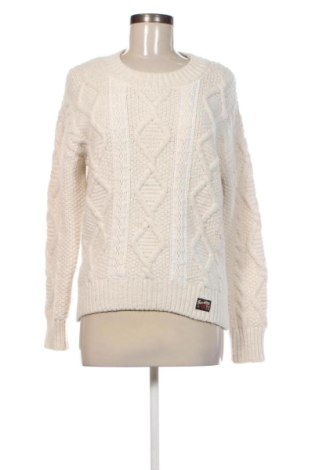 Damenpullover Superdry, Größe M, Farbe Ecru, Preis 12,47 €, #136804278