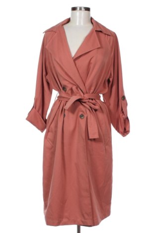 Damen Trenchcoat Stradivarius, Größe S, Farbe Aschrosa, Preis 23,99 €, #136843559