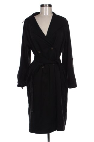 Trench de femei Stradivarius, Mărime S, Culoare Negru, Preț 291,99 Lei, #136877126