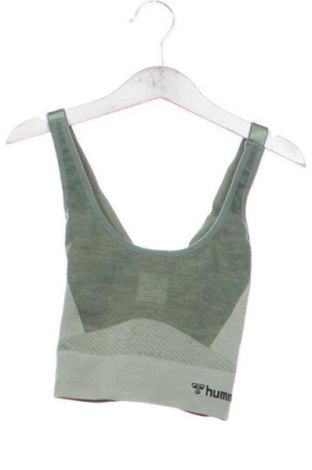 Дамски спортен топ Hummel, Размер XS, Цвят Зелен, Цена 10,26 €, #136745635