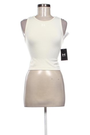 Дамски спортен топ Under Armour, Размер S, Цвят Екрю, Цена 32,21 €, #136881352