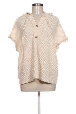 Hanorac de femei SHEIN, Mărime 3XL, Culoare Ecru, Preț 68,99 Lei, #136868536