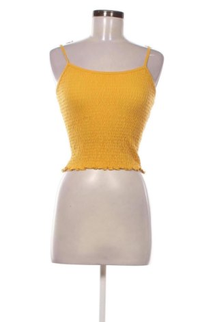Top de femei Bershka, Mărime XS, Culoare Galben, Preț 57,99 Lei, #136763846