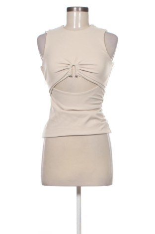 Дамски топ Zara, Размер XS, Цвят Бежов, Цена 13,80 €, #136770697
