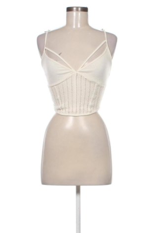 Damski top Bershka, Rozmiar XS, Kolor ecru, Cena 56,99 zł, #136771333