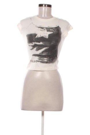 Top de femei Bershka, Mărime XS, Culoare Ecru, Preț 53,99 Lei, #136855636