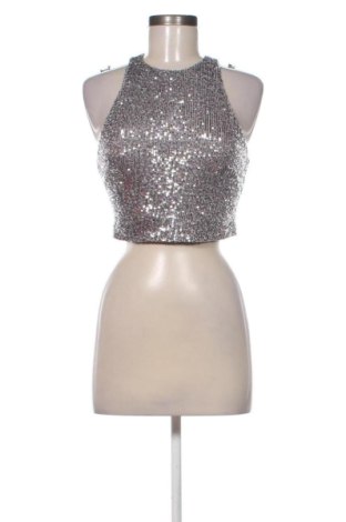 Дамски топ H&M, Размер XS, Цвят Сребрист, Цена 13,29 €, #136862531