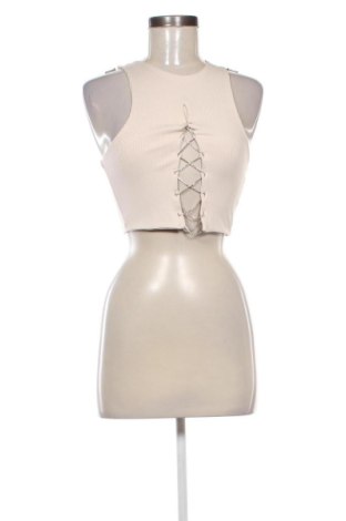Top de femei Amisu, Mărime S, Culoare Bej, Preț 26,07 Lei, #136766445