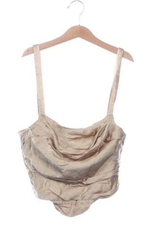 Damski top Zara, Rozmiar S, Kolor Złocisty, Cena 67,99 zł, #136620328