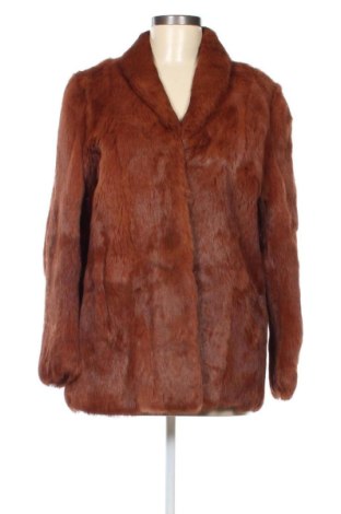 Palton din piele pentru damă Unbranded, Mărime M, Culoare Maro, Preț 875,82 Lei, #136833421