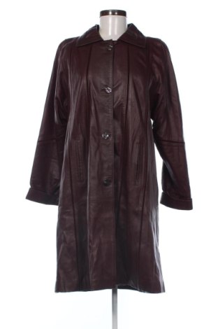Δερμάτινο γυναικείο παλτό Unbranded, Μέγεθος M, Χρώμα Καφέ, Τιμή 94,06 €, #136849949