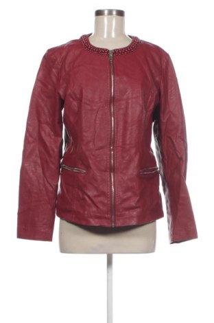 Дамско кожено яке Unbranded, Размер L, Цвят Червен, Цена 14,82 €, #136767792