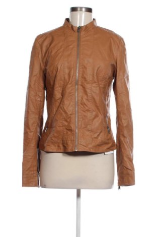 Geacă de piele pentru femei Unbranded, Mărime L, Culoare Maro, Preț 90,99 Lei, #136821701