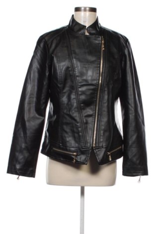 Geacă de piele pentru femei Unbranded, Mărime L, Culoare Negru, Preț 91,99 Lei, #136825646
