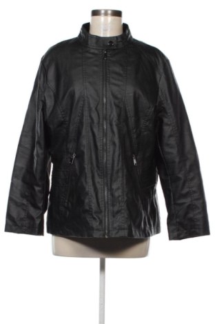Дамско кожено яке Unbranded, Размер XXL, Цвят Черен, Цена 30,67 €, #136830962