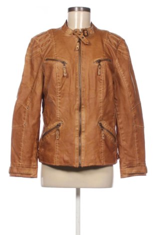 Geacă de piele pentru femei Unbranded, Mărime L, Culoare Maro, Preț 90,99 Lei, #136841539