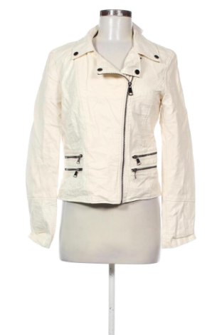 Дамско кожено яке W Collection, Размер M, Цвят Екрю, Цена 18,91 €, #136845887