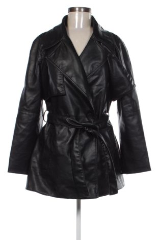 Geacă de piele pentru femei Zara, Mărime L, Culoare Negru, Preț 138,99 Lei, #136847516