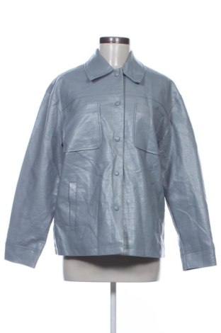 Дамско кожено яке Topshop, Размер XL, Цвят Сив, Цена 11,75 €, #136848891