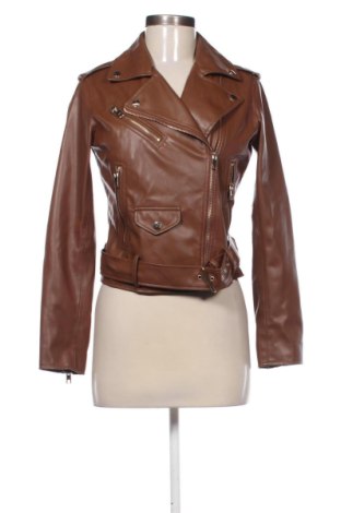 Női bőrdzseki Zara, Méret S, Szín Barna, Ár 10 331 Ft, #136853308