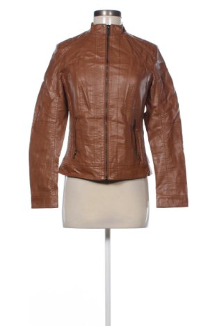 Geacă de piele pentru femei Temt, Mărime M, Culoare Maro, Preț 181,99 Lei, #136861102