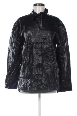Дамско кожено яке Unbranded, Размер M, Цвят Черен, Цена 25,05 €, #136869217