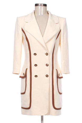 Дамско палто Elisabetta Franchi, Размер L, Цвят Екрю, Цена 217,29 €, #136770413