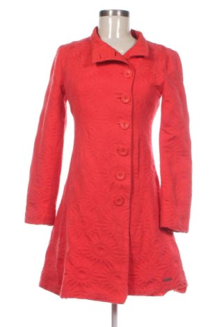 Dámsky kabát  Desigual, Veľkosť M, Farba Červená, Cena  112,84 €, #136814683