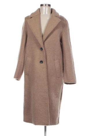 Palton de femei Zara, Mărime M, Culoare Bej, Preț 234,59 Lei, #136820353